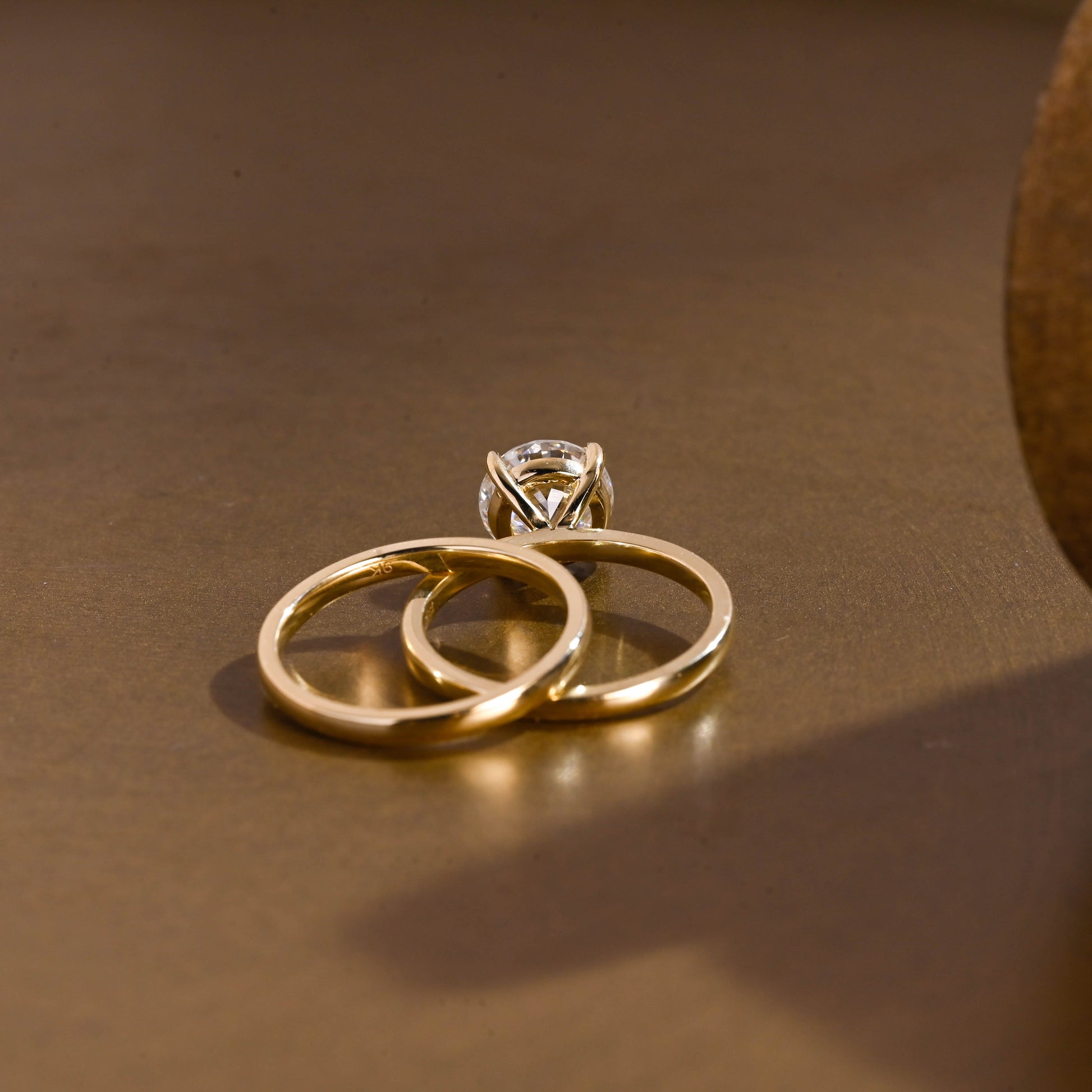 3.0 CT Round Pave Lab Grown Diamond Bridal Set