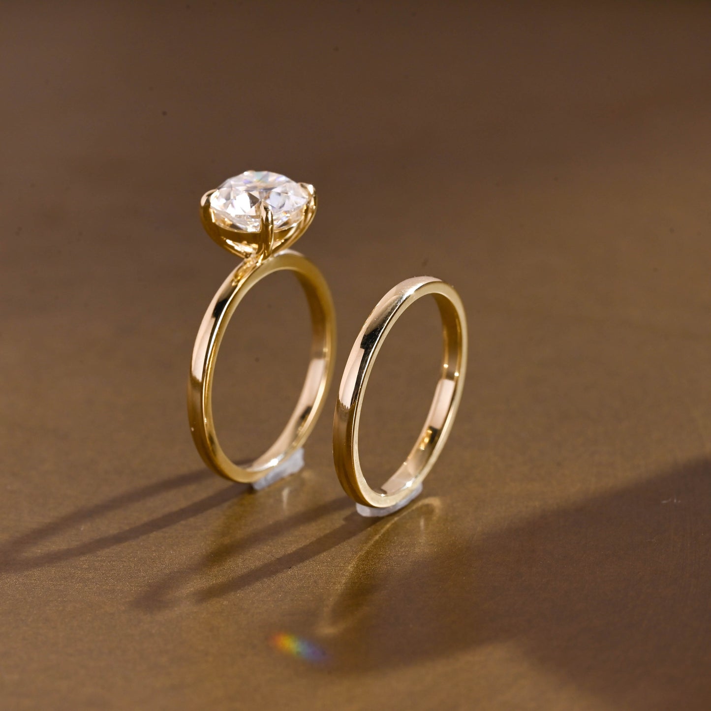 3.0 CT Round Pave Lab Grown Diamond Bridal Set