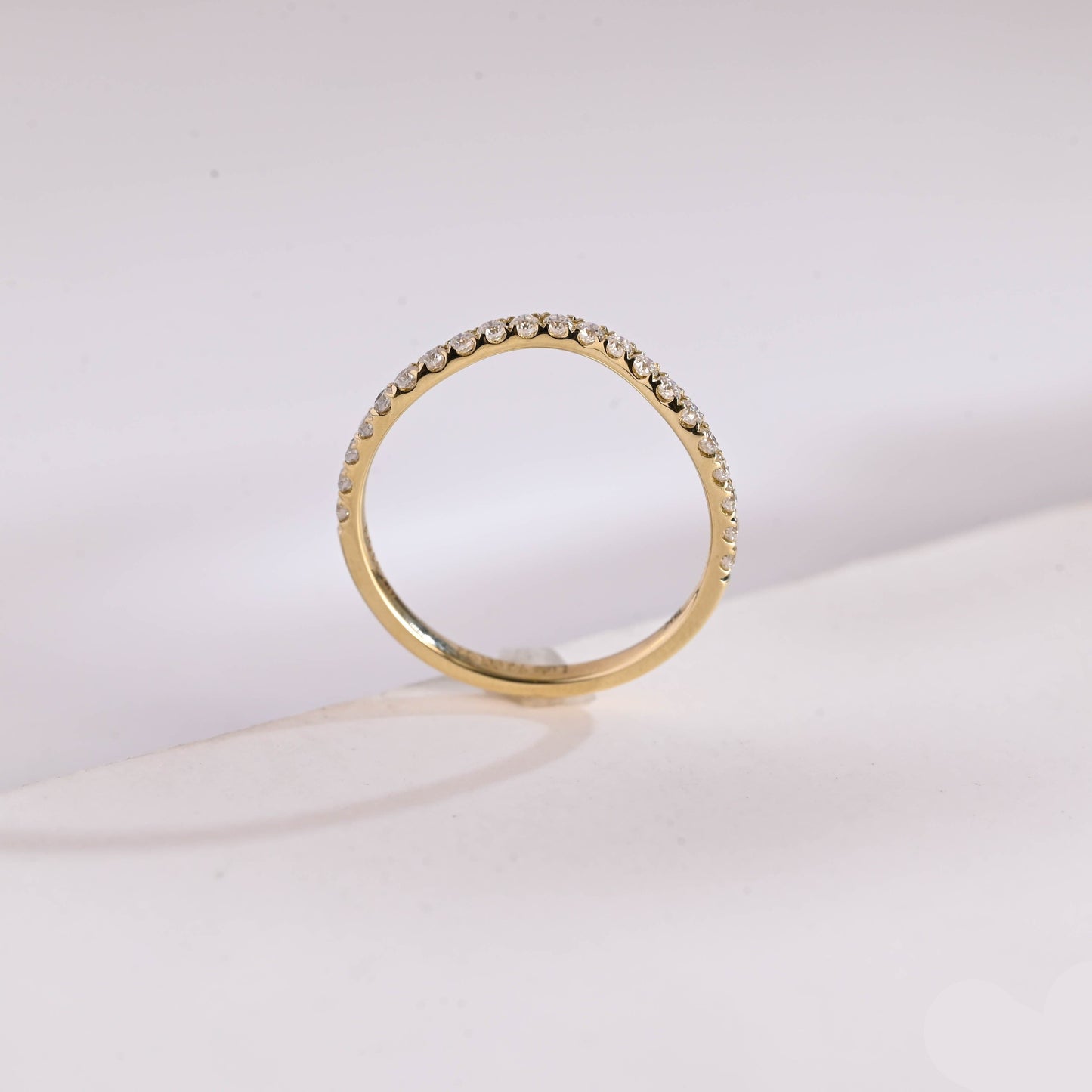 0.37 CT Round Full Eternity Lab Grown Diamond Wedding Band