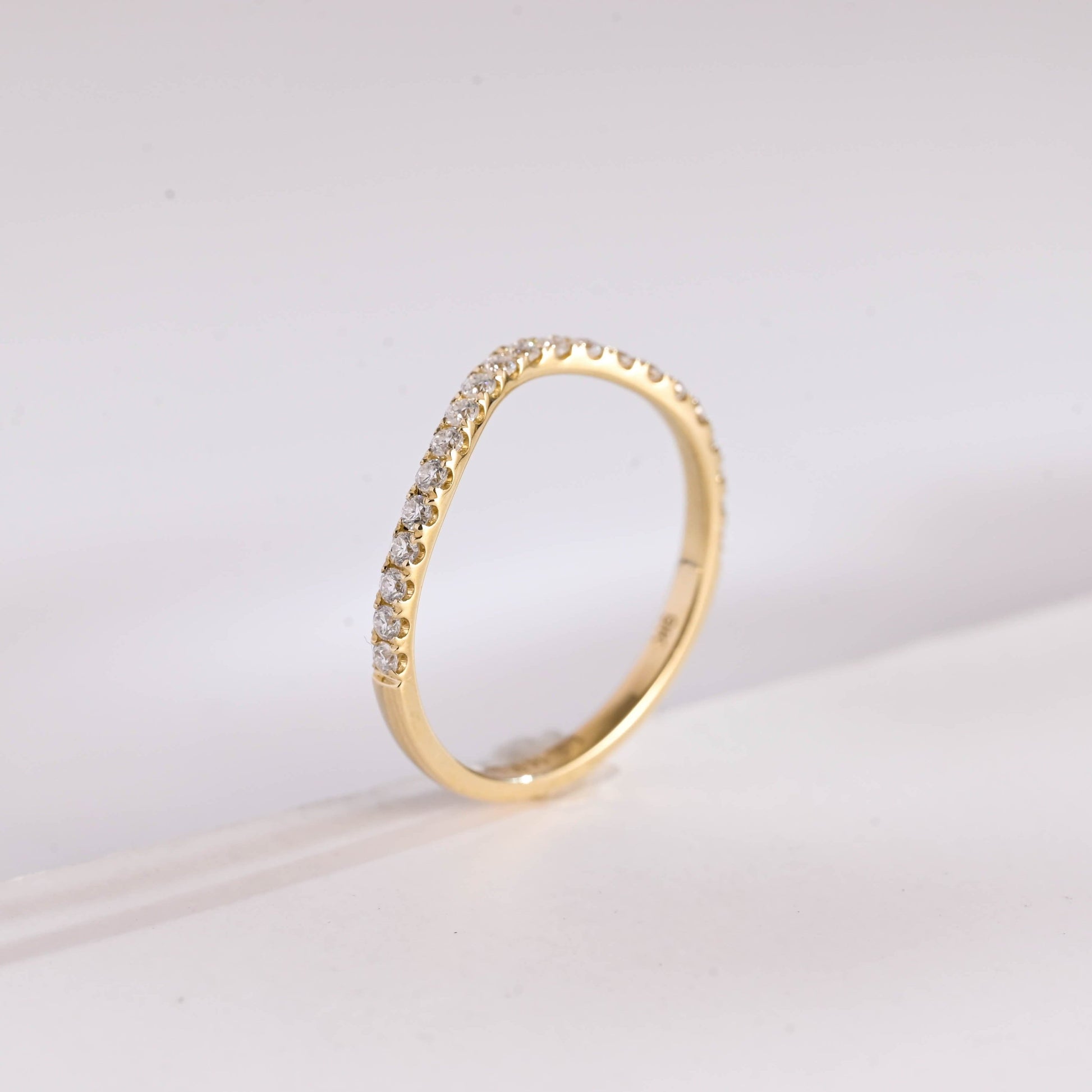 0.37 CT Round Full Eternity Lab Grown Diamond Wedding Band