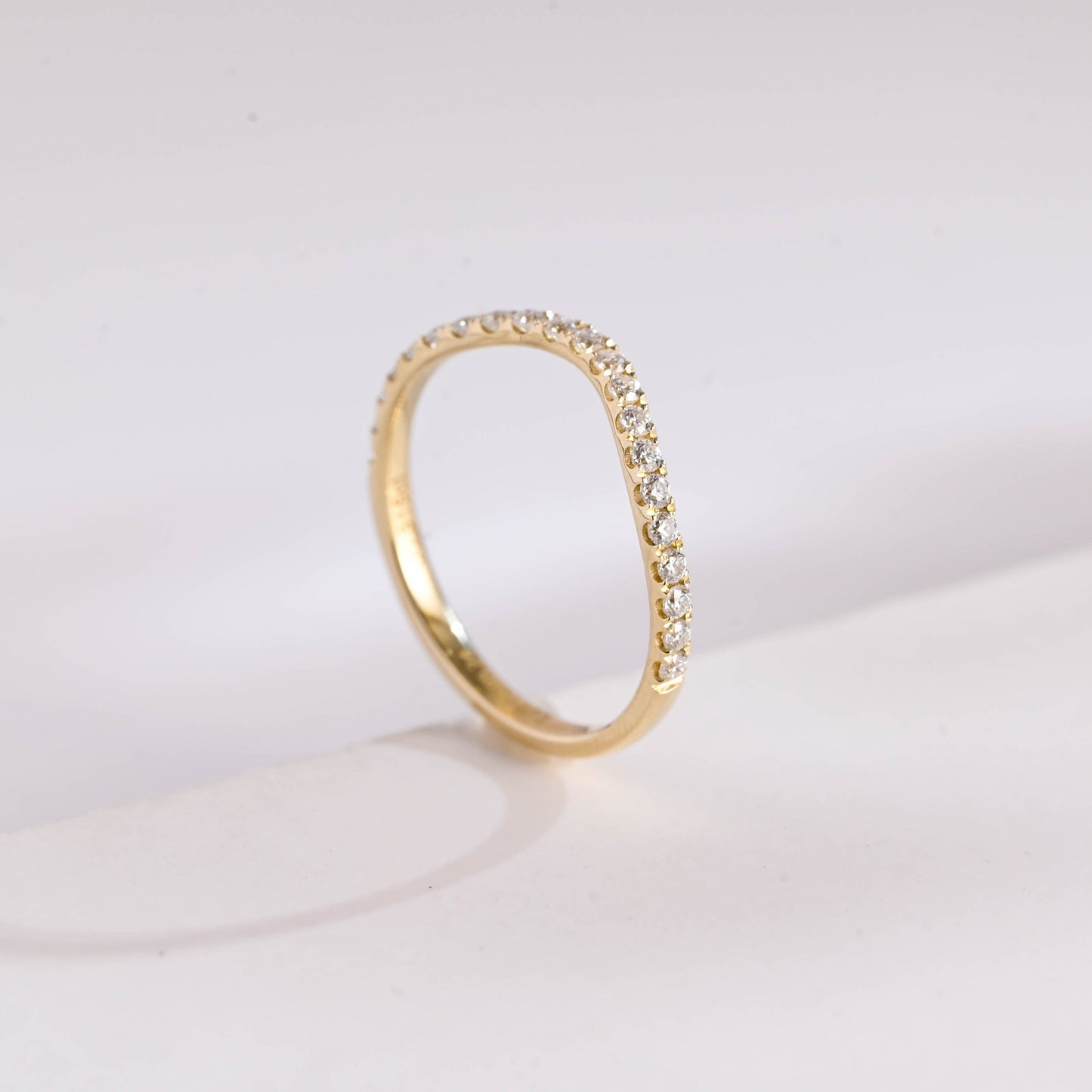 0.37 CT Round Full Eternity Lab Grown Diamond Wedding Band
