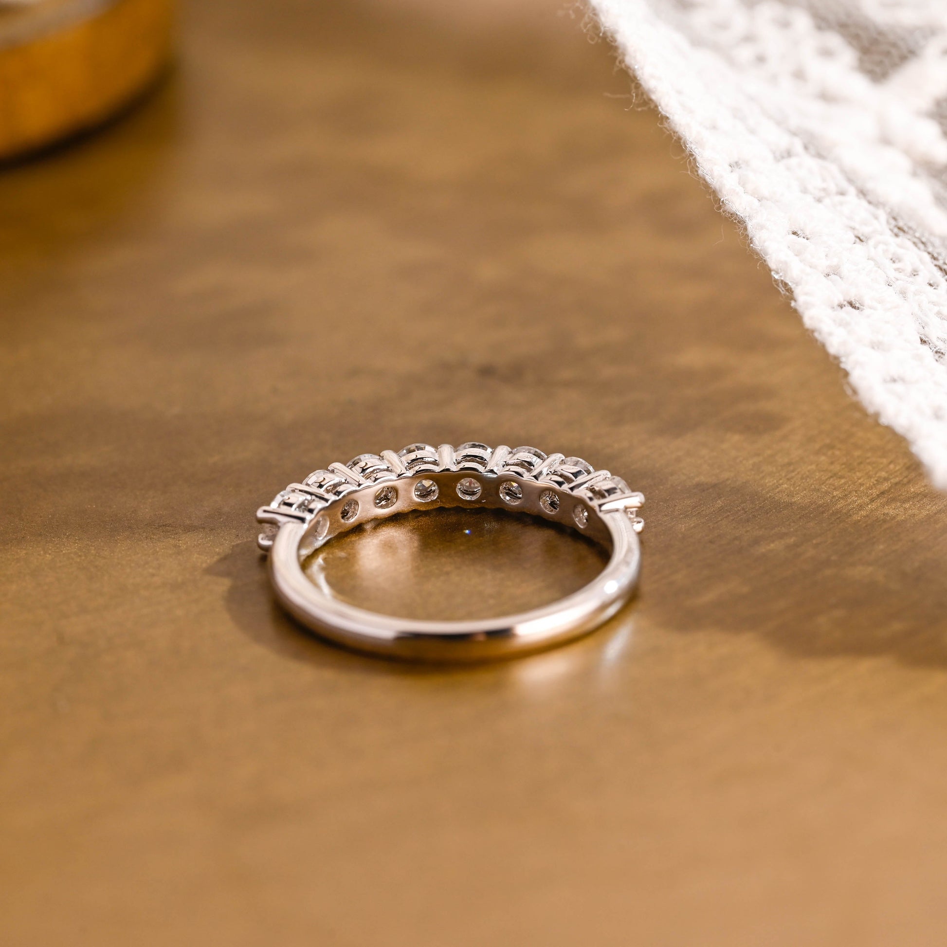 0.37 CT Round Full Eternity Lab Grown Diamond Wedding Band
