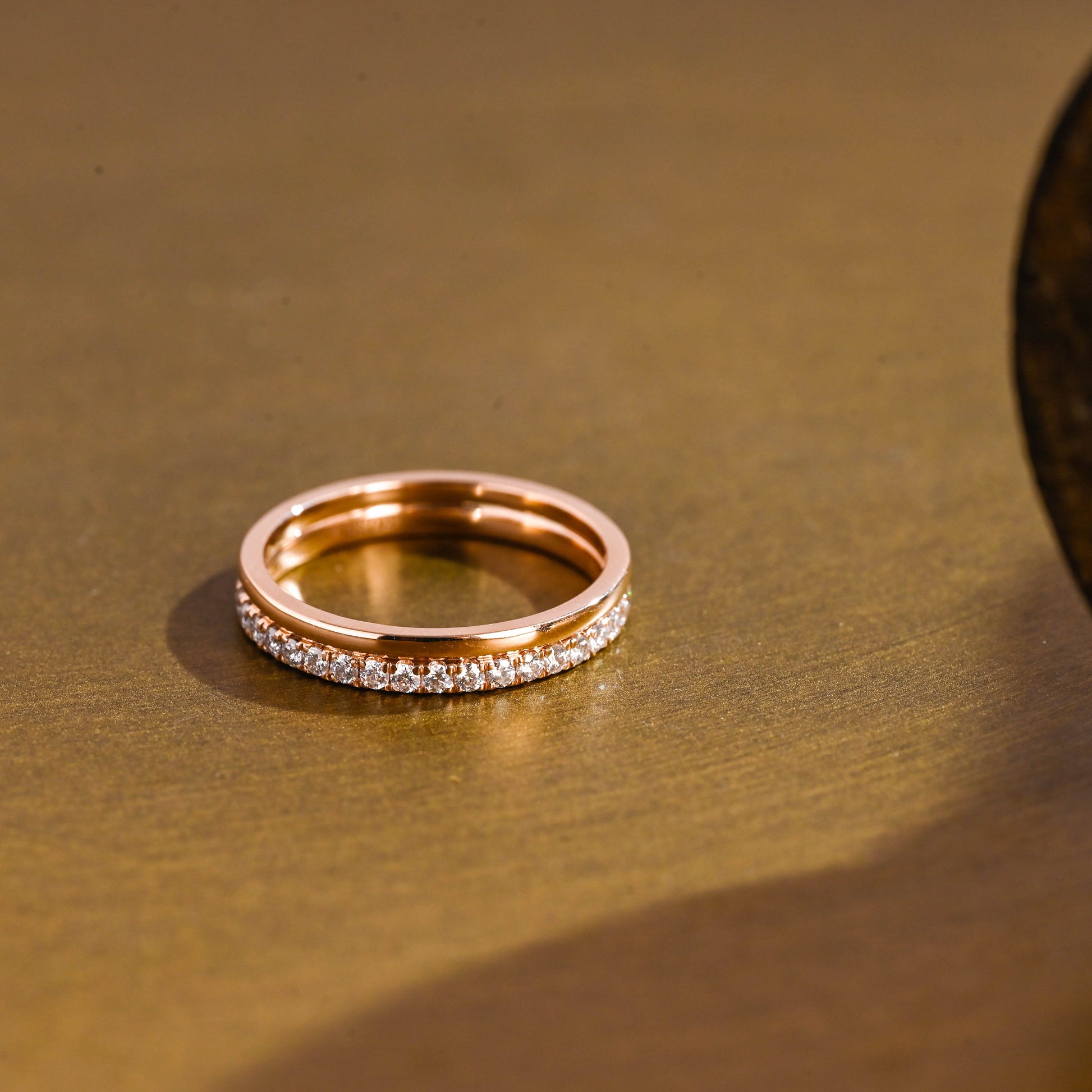 0.37 CT Round Full Eternity Lab Grown Diamond Wedding Band