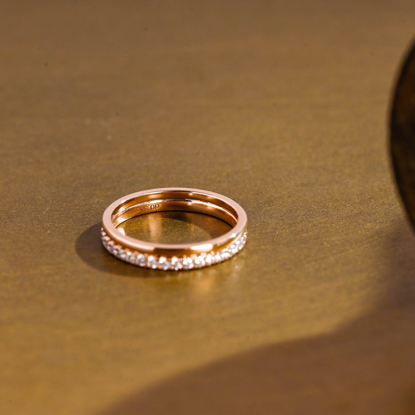 0.37 CT Round Full Eternity Lab Grown Diamond Wedding Band