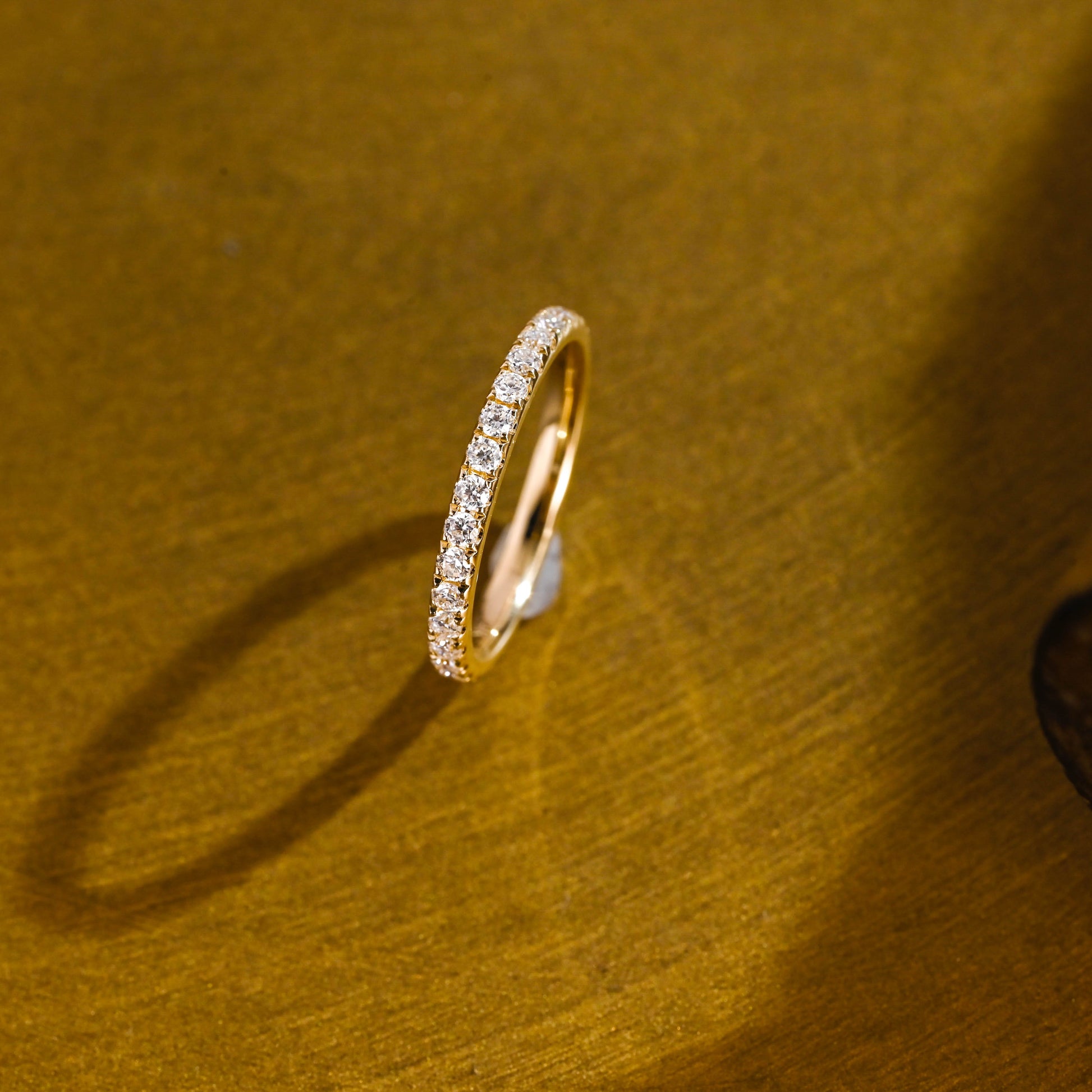 0.37 CT Round Full Eternity Lab Grown Diamond Wedding Band