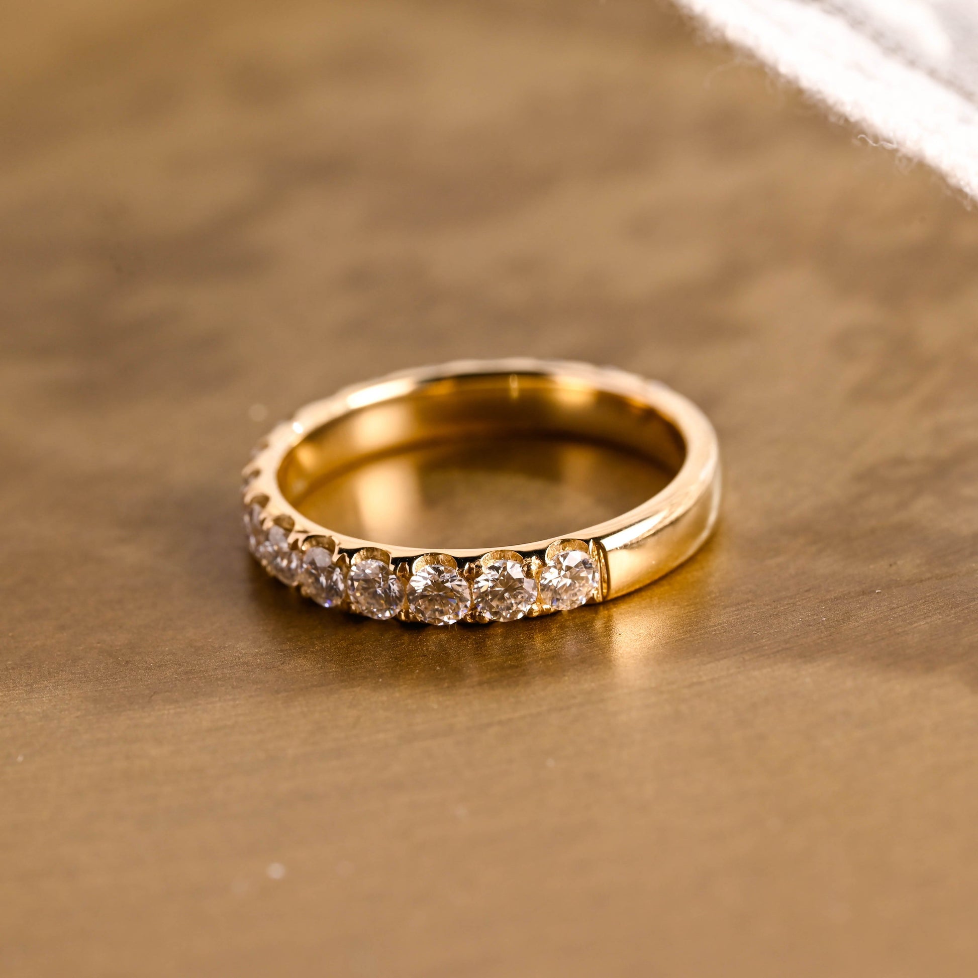 0.37 CT Round Full Eternity Lab Grown Diamond Wedding Band