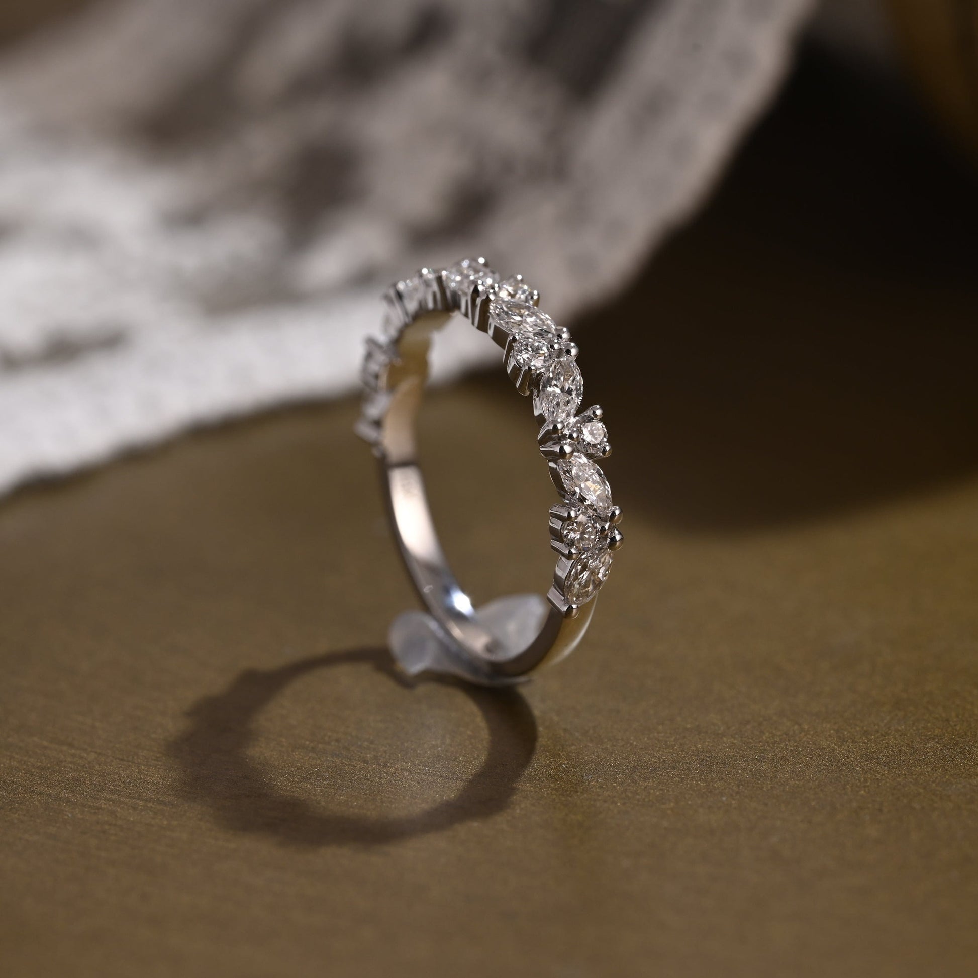 0.37 CT Round Full Eternity Lab Grown Diamond Wedding Band