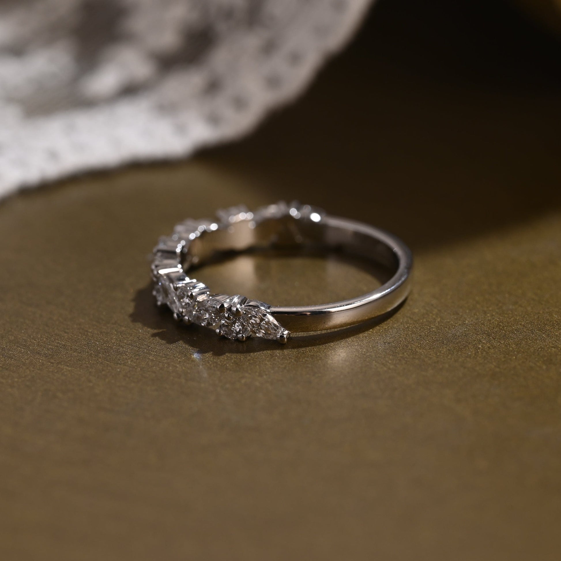 0.37 CT Round Full Eternity Lab Grown Diamond Wedding Band