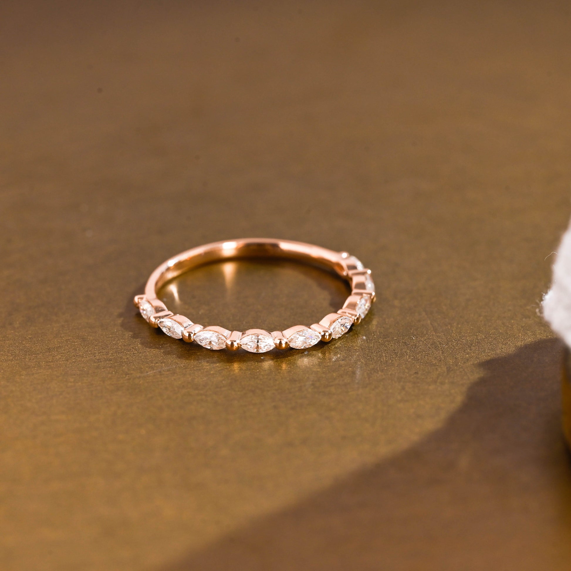 0.37 CT Round Full Eternity Lab Grown Diamond Wedding Band