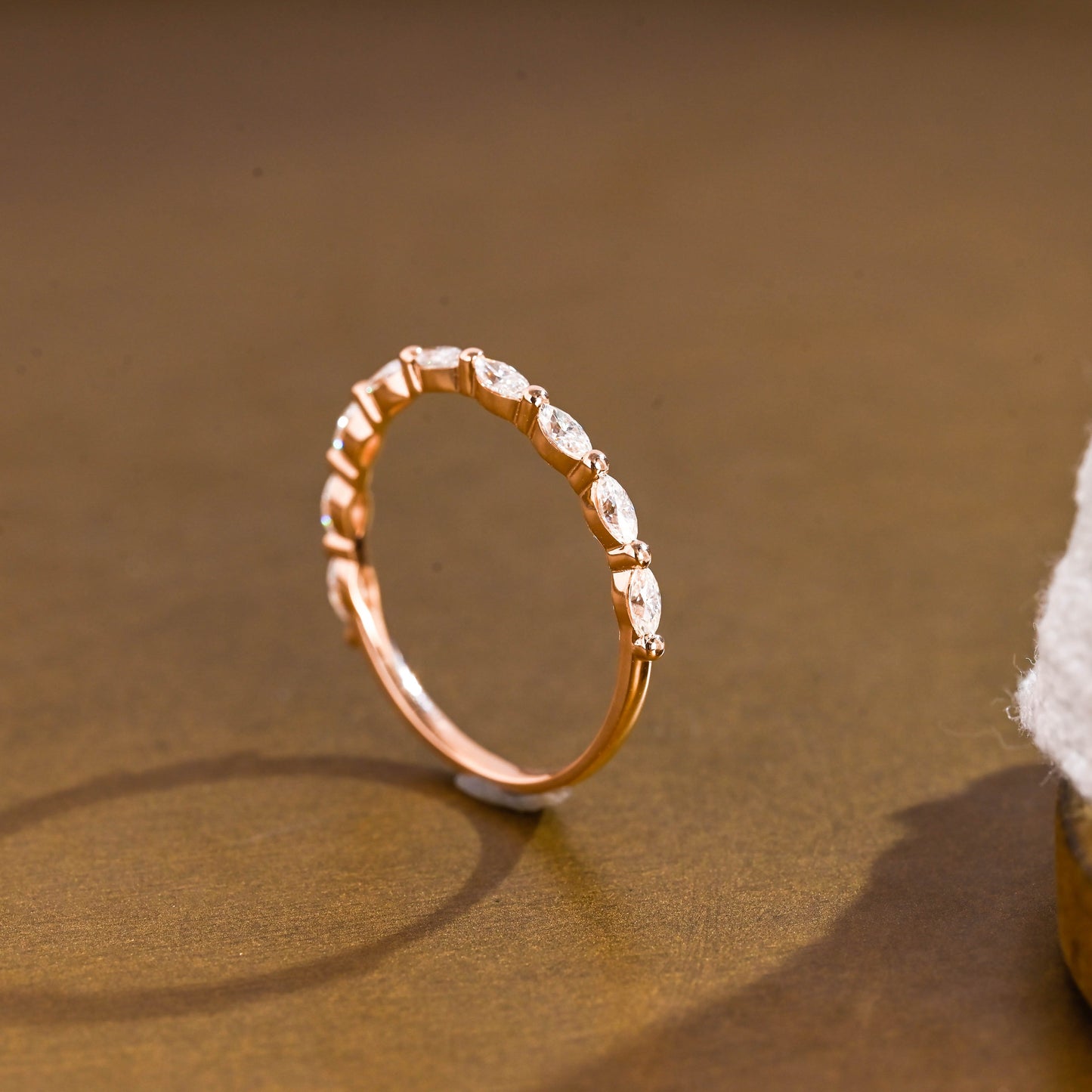 0.37 CT Round Full Eternity Lab Grown Diamond Wedding Band