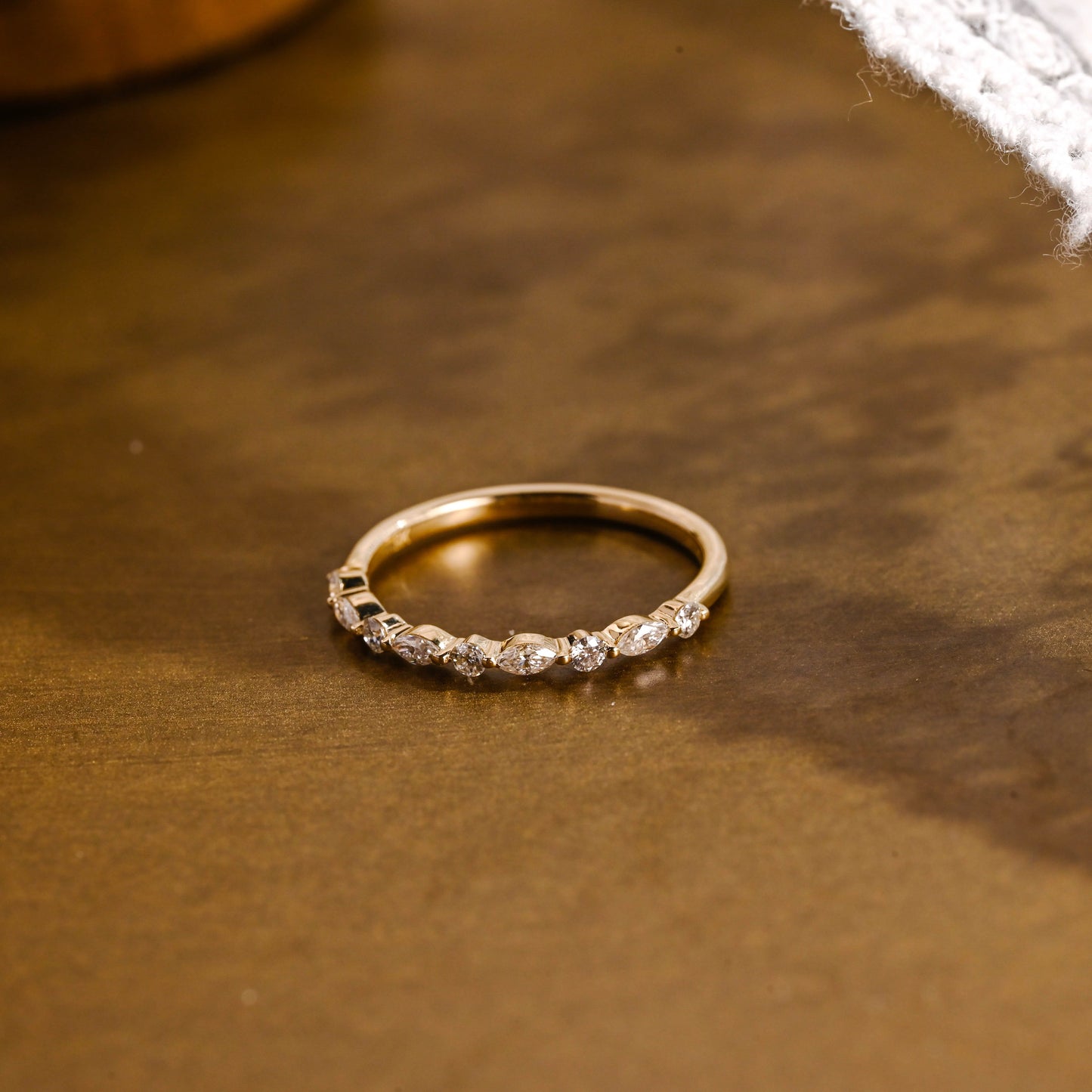 0.37 CT Round Full Eternity Lab Grown Diamond Wedding Band
