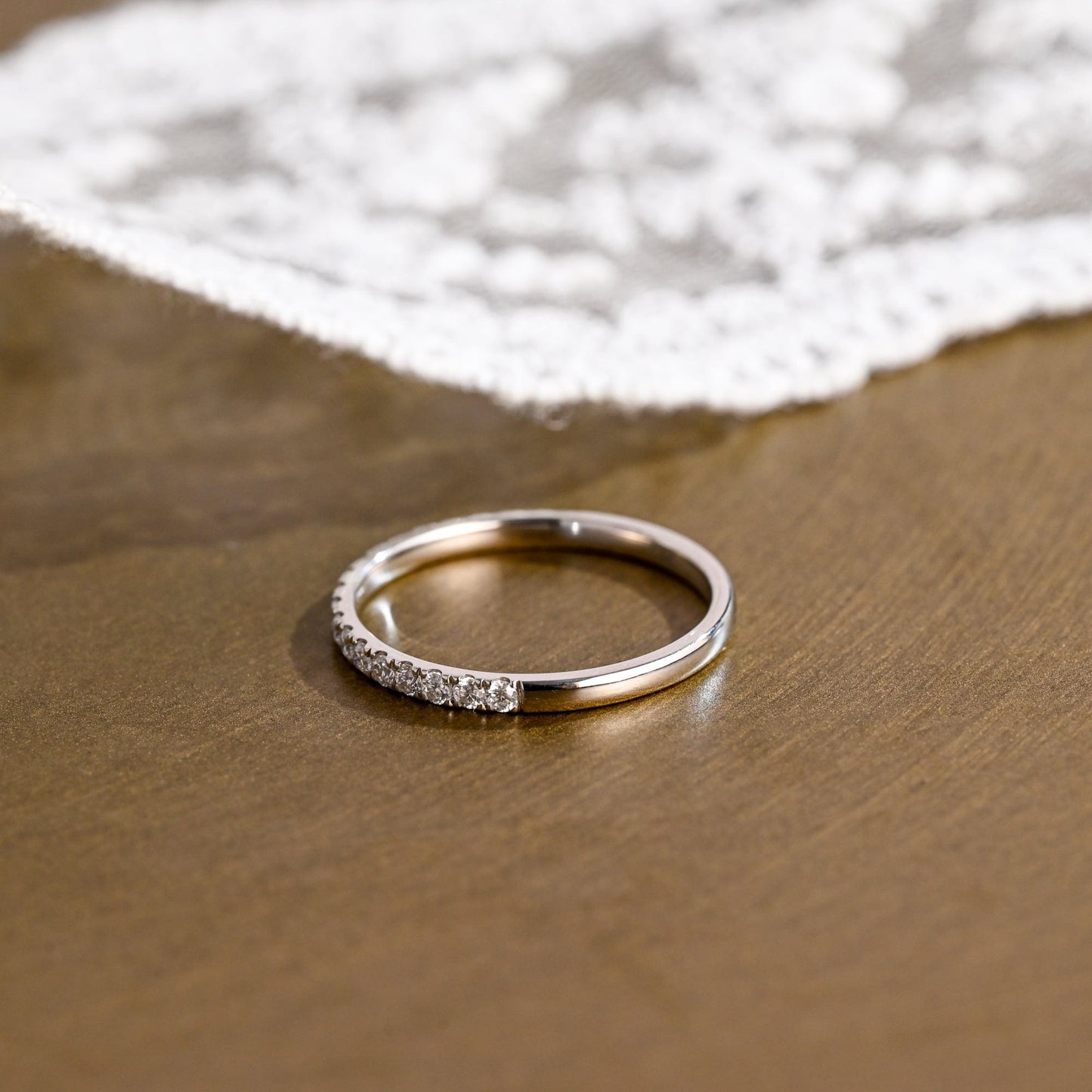0.37 CT Round Full Eternity Lab Grown Diamond Wedding Band