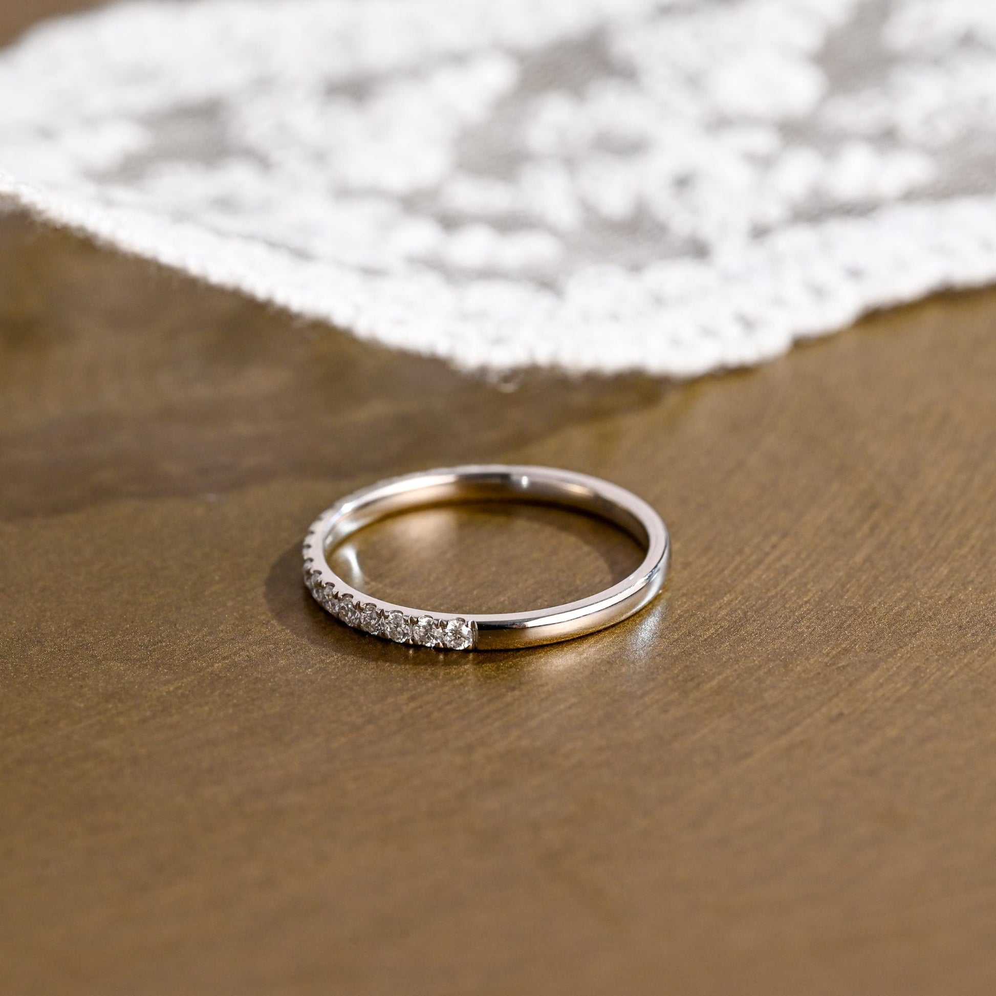 0.37 CT Round Full Eternity Lab Grown Diamond Wedding Band