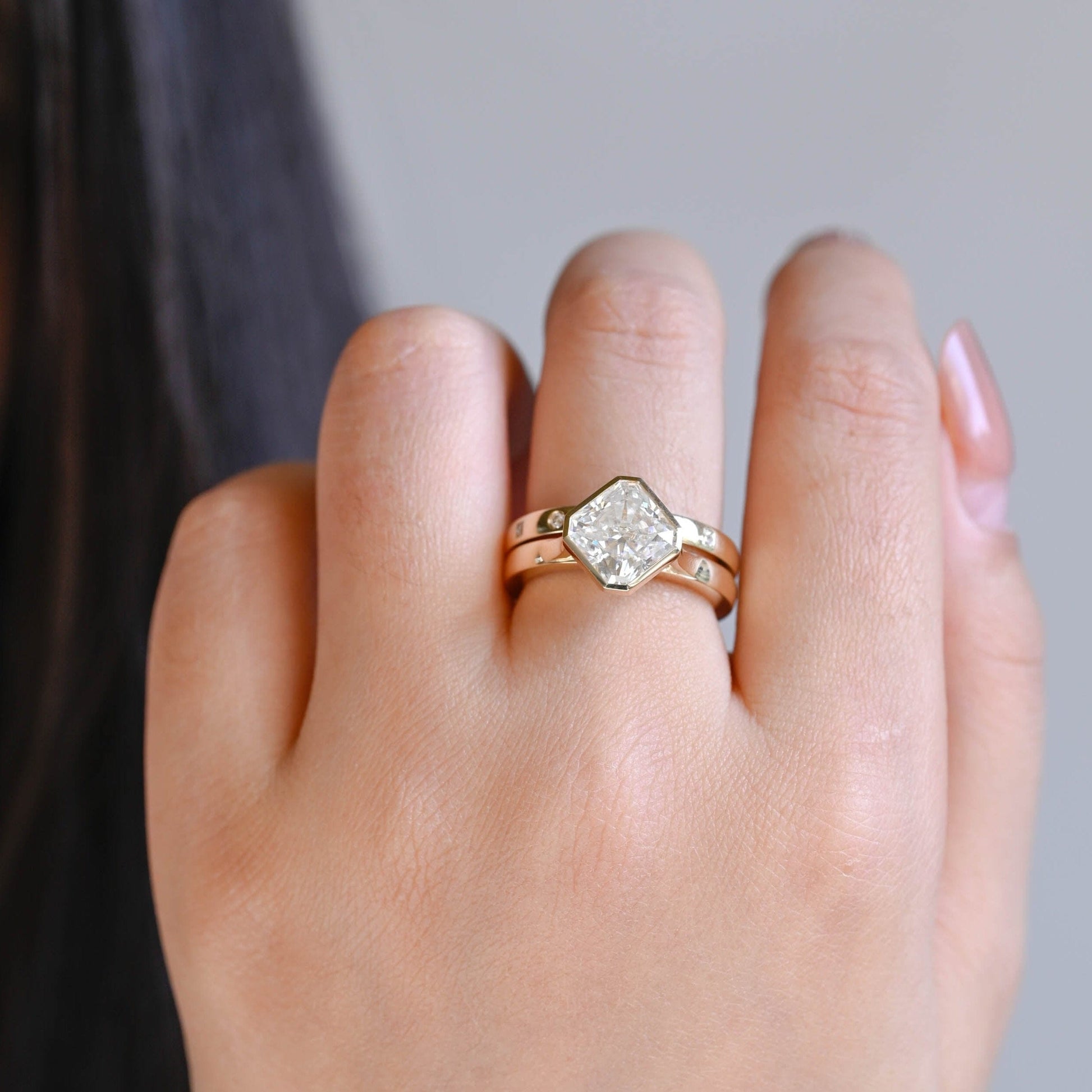 0.37 CT Round Full Eternity Lab Grown Diamond Wedding Band