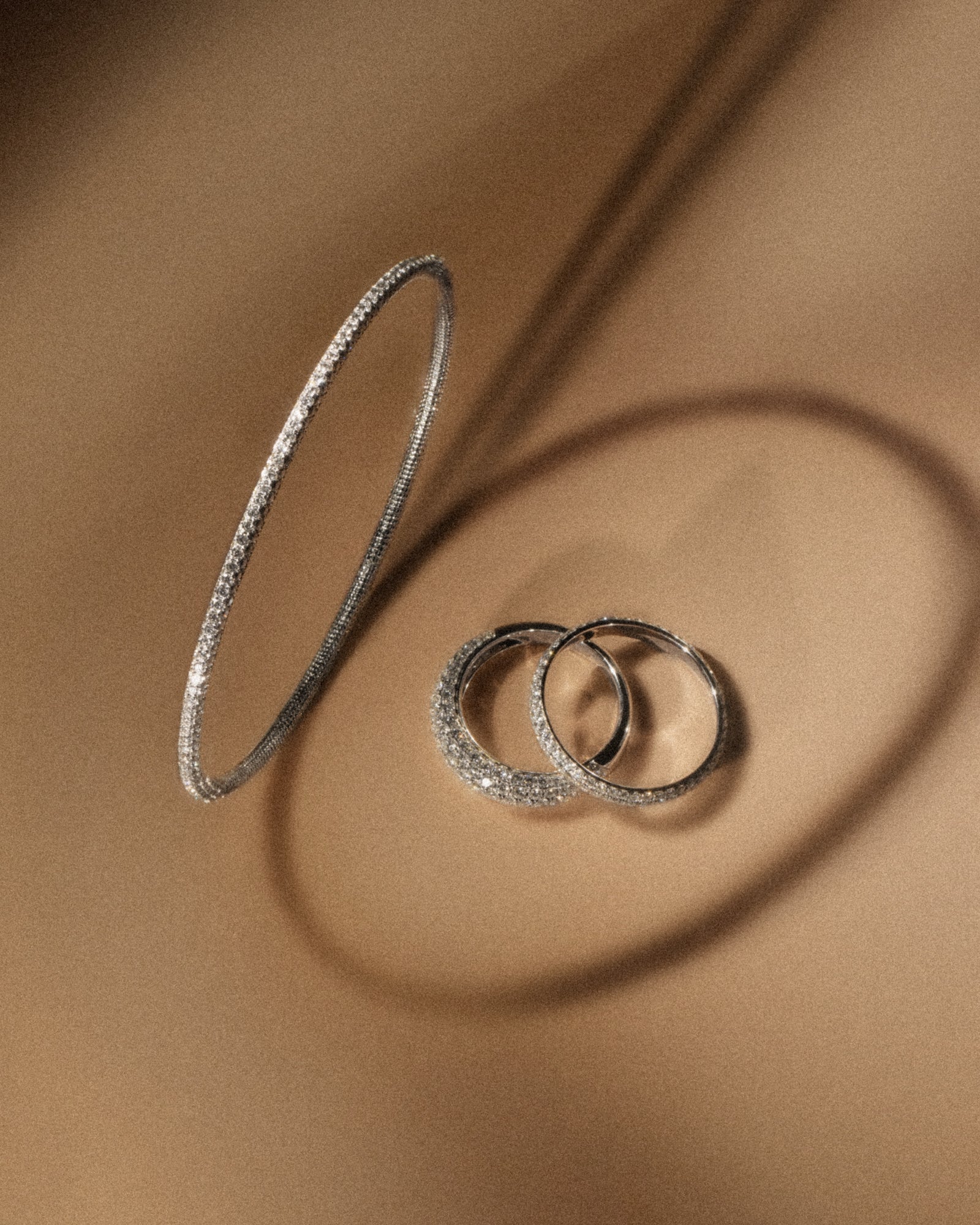 0.37 CT Round Full Eternity Lab Grown Diamond Wedding Band