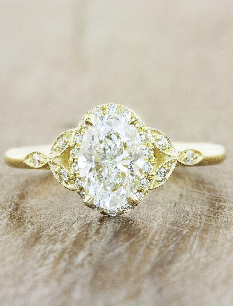 2 CT Round Three Stones Lab Grown Diamond Engagement Ring
