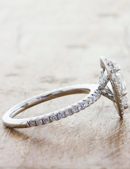 2 CT Round Three Stones Lab Grown Diamond Engagement Ring