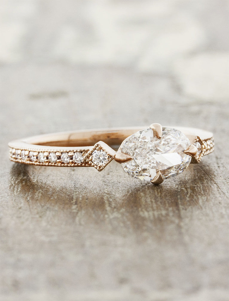 2 CT Round Three Stones Lab Grown Diamond Engagement Ring