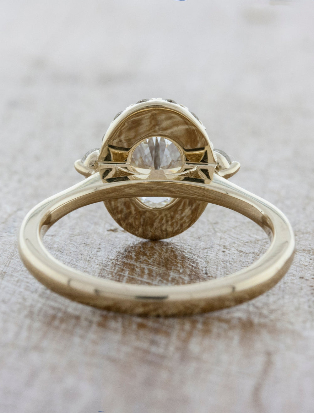 2 CT Round Three Stones Lab Grown Diamond Engagement Ring