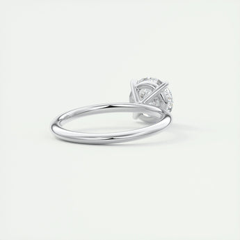 2 CT Round Solitaire CVD F/VS1 Diamond Engagement Ring 3