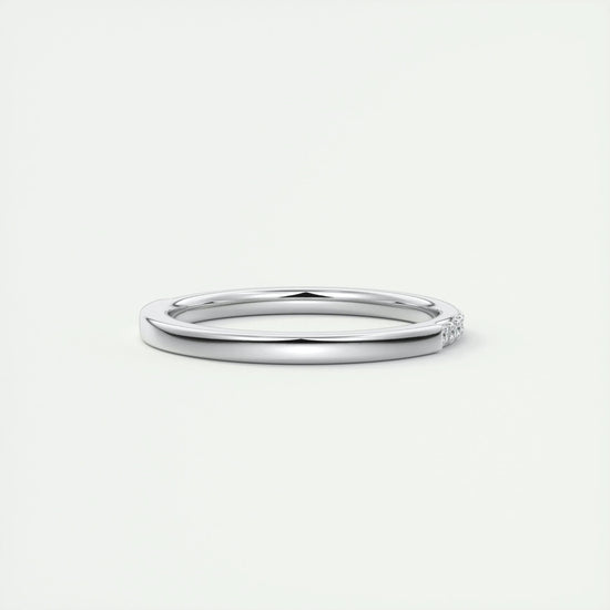 0.18 CT Round Half Eternity CVD EF/VVS Diamond Wedding Band 7