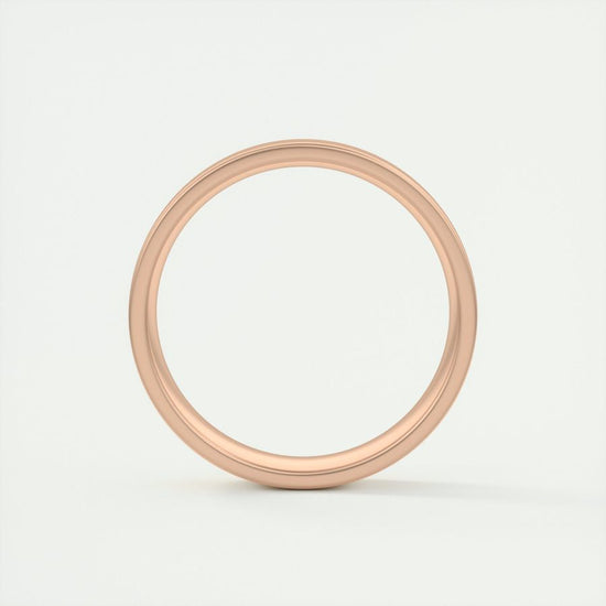 Classic Satin-Finish Yellow Gold Men's Band 10