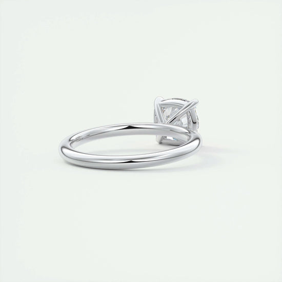 2 CT Cushion Hidden Halo CVD F/VS1 Diamond Engagement Ring 3