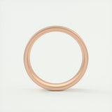 Satin-Finish Rose Gold Regular Men's Band 5