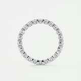 0.69 CT Round Full Eternity CVD EF/VVS Diamond Wedding Band 5