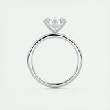 2.0 CT Round Cut Solitaire Moissanite Engagement Ring 8