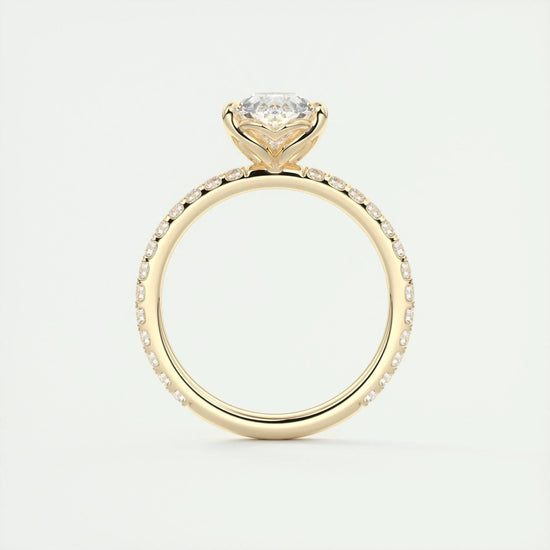 2 CT Pear Solitaire CVD F/VS1 Diamond Engagement Ring 14