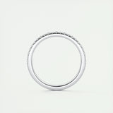 0.18 CT Round Half Eternity CVD EF/VVS Diamond Wedding Band 7