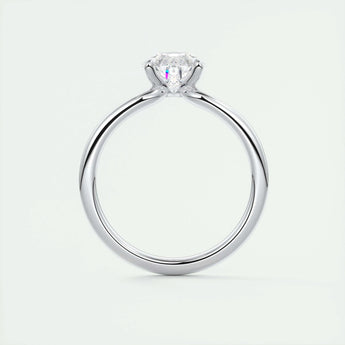 1.93 CT Pear Cut Solitaire Moissanite Engagement Ring 7