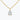 0.25-1.0ct Pear Cut Solitaire Moissanite Diamond Necklace 2