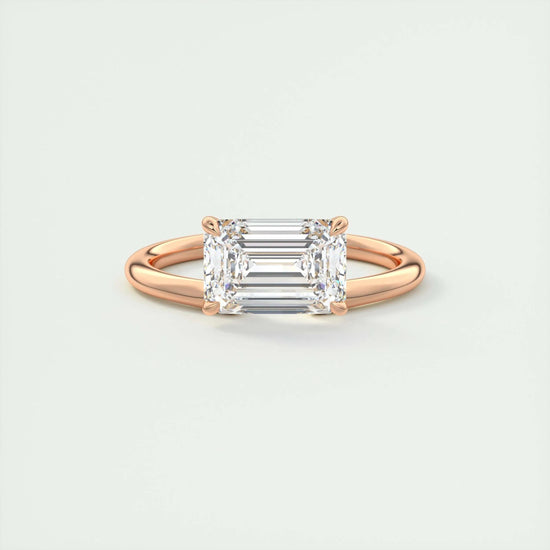 2 CT Emerald Solitaire CVD F/VS1 Diamond Engagement Ring 15