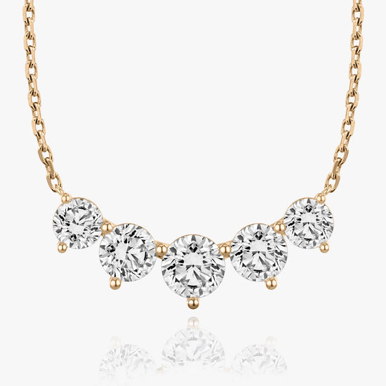 3.50 TC Round CVD F/VS Diamond Necklace 8