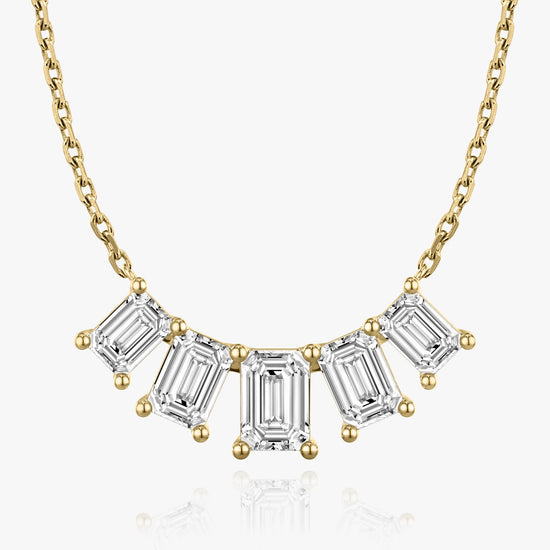 3.50 CT Emerald CVD F/VS Diamond Necklace 3