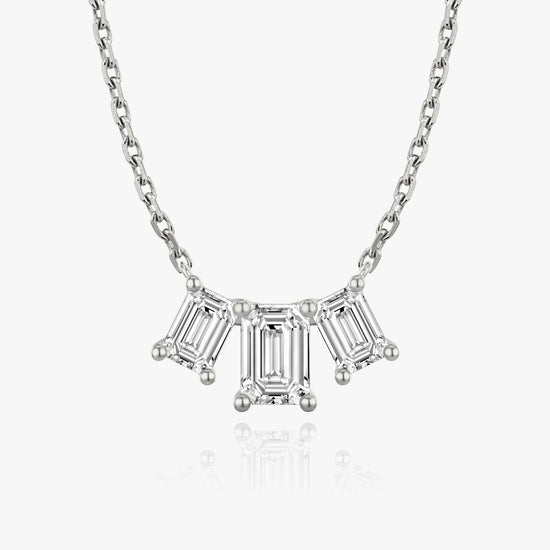 2.0 TC Emerald CVD F/VS Diamond Necklace 1