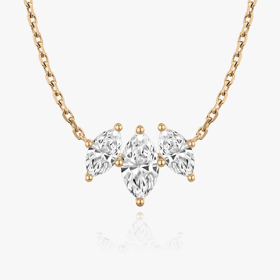 2.0 TC Marquise CVD F/VS Diamond Necklace 7