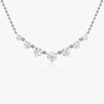 0.25 CT Round CVD F/VS Diamond Necklace 1