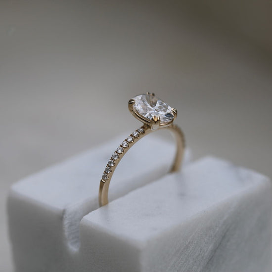 1.21 CT Oval Solitaire CVD E/VS1 Diamond Engagement Ring 8