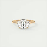 2 CT Oval Solitaire CVD F/VS1 Diamond Engagement Ring 15