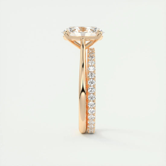 2 CT Oval Solitaire CVD F/VS1 Diamond Engagement Ring 19