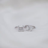 4.50 CT Cushion Cut Solitaire Moissanite Engagement Ring 9