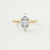 1.98 CT Marquise Cut Solitaire Moissanite Engagement Ring 8