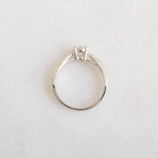 0.50 CT Round Solitaire CVD E/VS1 Diamond Engagement Ring 4