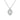 1.50 CT Pear Halo CVD F/VS Diamond Necklace 1