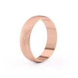 Classic Brushed Finish Wedding Band For Men 6