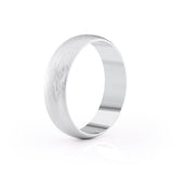 Classic Brushed Finish Wedding Band For Men 4