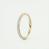 0.74 CT Round Full Eternity CVD EF/VVS Diamond Wedding Band 9